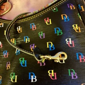 Rare Dooney & Bourke Multicolor Signature Hobo Bag